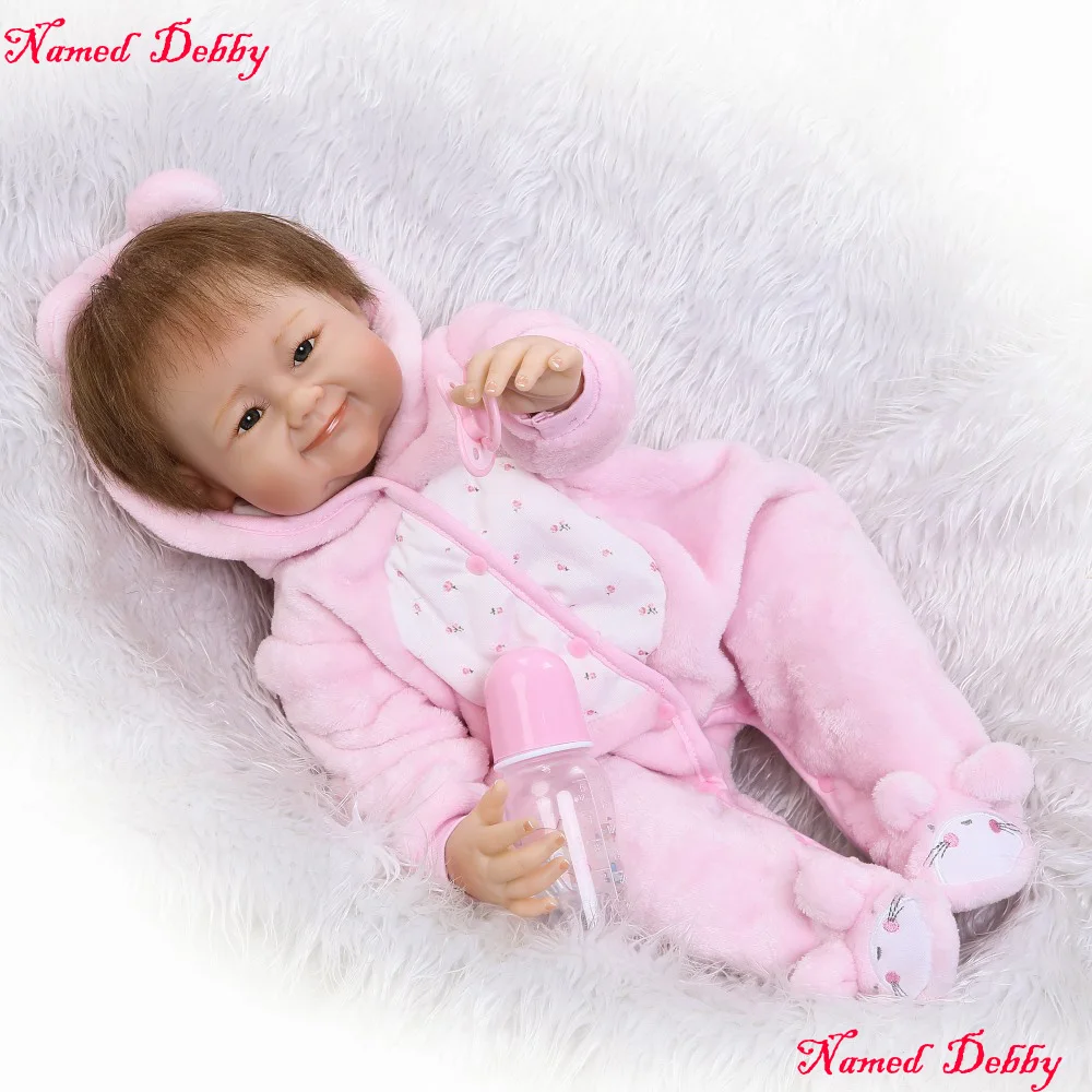 NPK dolls reborn 22" 55cm real cute silicone reborn baby alive toy dolls gift for child gift Bebes reborn menina bonecas
NPK dolls reborn 22" 55cm real cute silicone reborn baby alive toy dolls gift for child gift Bebes reborn menina bonecas