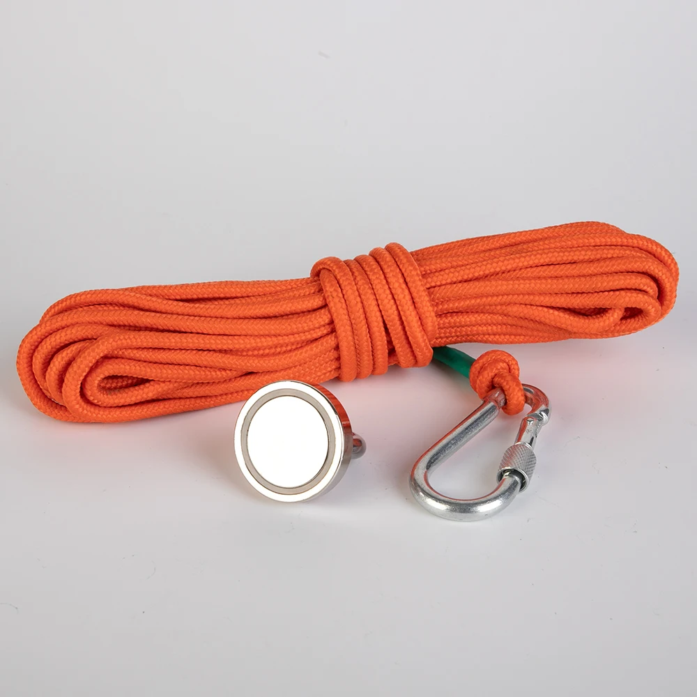 150Kg Dia 60mm Strong Search Magnet Fishing Hook Salvage Magnet Sea Fishing Holder Pulling Mounting Pot Magneet With 10m Rope
150Kg Dia 60mm Strong Search Magnet Fishing Hook Salvage Magnet Sea Fishing Holder Pulling Mounting Pot Magneet With 10m Rope