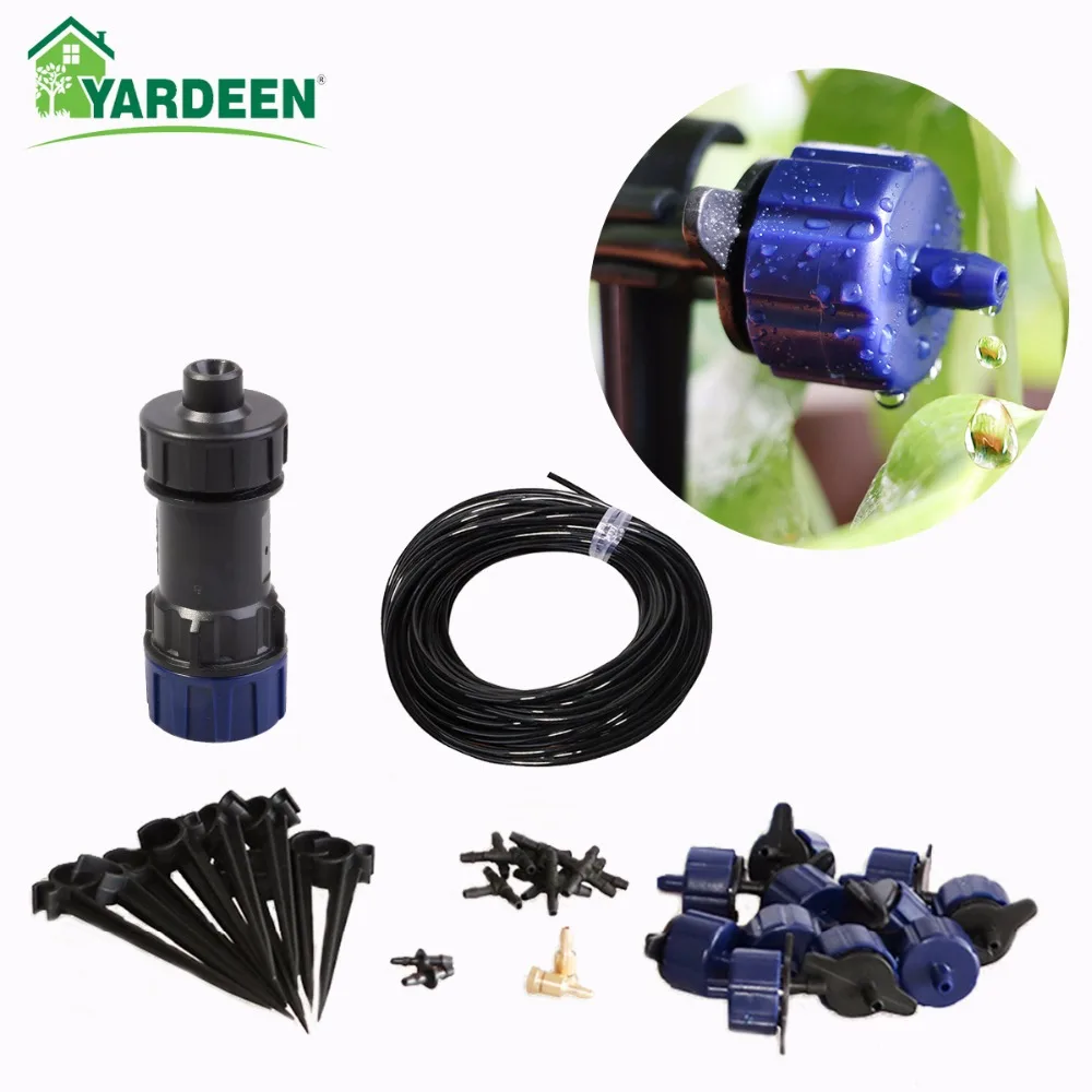 New Automatic Micro Drip Irrigation System Garden Irrigation Spray Plants Self Watering Kits with Pressure Reducing Valve
New Automatic Micro Drip Irrigation System Garden Irrigation Spray Plants Self Watering Kits with Pressure Reducing Valve