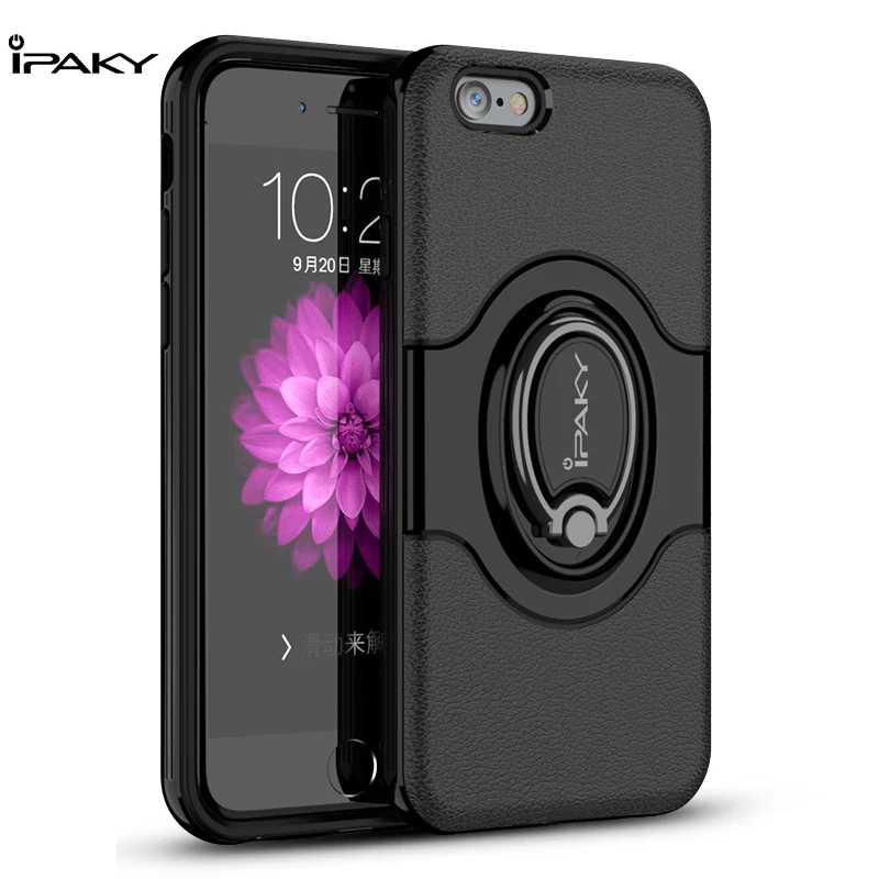IPAKY Ring Holder Case For iPhone 6/6 Plus Vehicle Magnet function TPU+PC Armor Shock absorption Cover Case For iPhone 6/6S Plus 
IPAKY Ring Holder Case For iPhone 6/6 Plus Vehicle Magnet function TPU+PC Armor Shock absorption Cover Case For iPhone 6/6S Plus