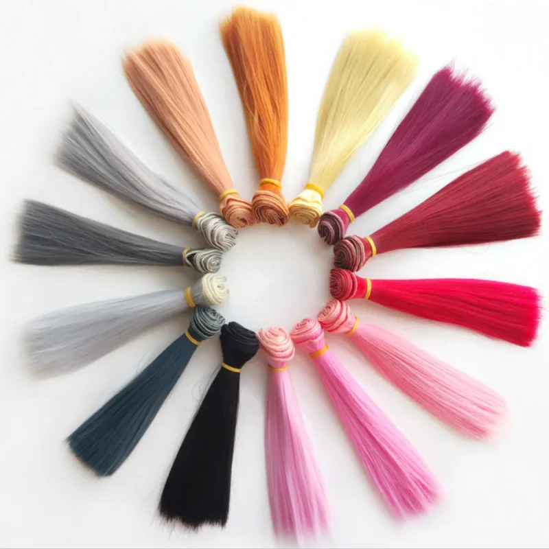 25cm*100cm Long straight High Temperature Fiber BJD SD Wigs DIY hair for dolls free Free shipping
25cm*100cm Long straight High Temperature Fiber BJD SD Wigs DIY hair for dolls free Free shipping