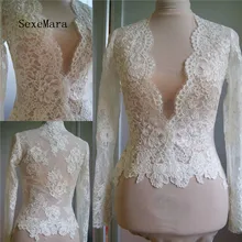 Actual Picture New Wedding Bolero Jacket Lace Long Sleeves Wraps Long Shawl Bridal Bolero Jacket Wedding Top Custom Made
Actual Picture New Wedding Bolero Jacket Lace Long Sleeves Wraps Long Shawl Bridal Bolero Jacket Wedding Top Custom Made