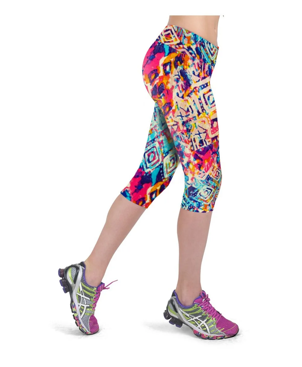 Hot Sale New Plus Size Women's Fashion High Waist Printed Floral Capris Workout Fitness Leggings High Elastic Mid Calf Pants #35
Hot Sale New Plus Size Women's Fashion High Waist Printed Floral Capris Workout Fitness Leggings High Elastic Mid Calf Pants #35