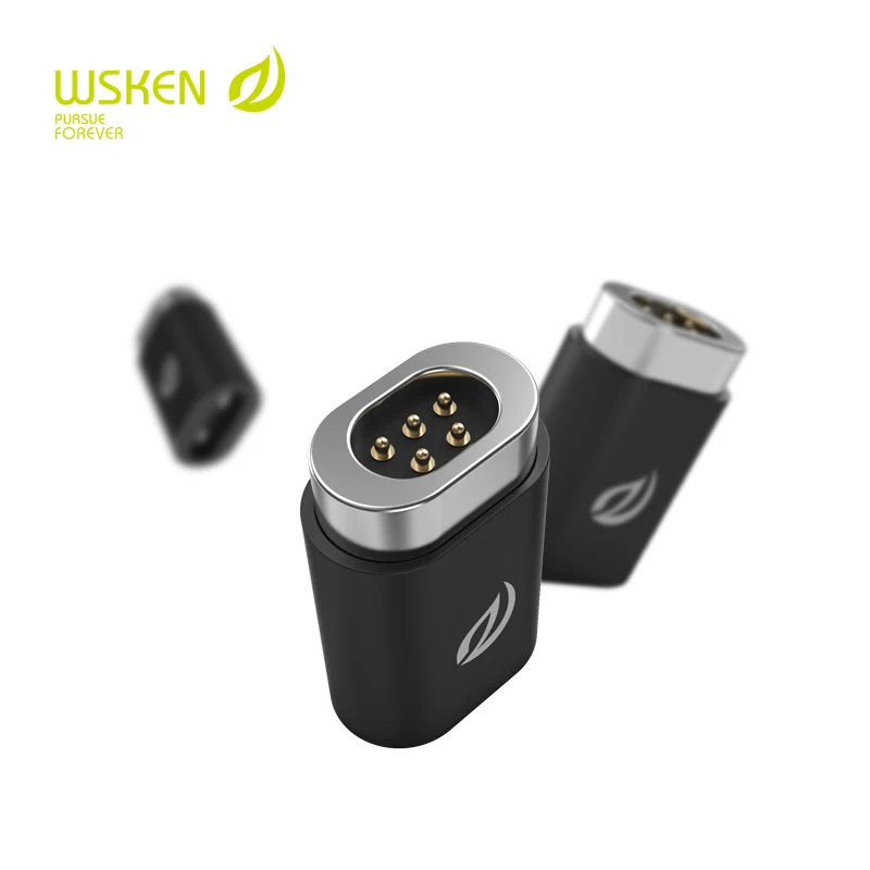WSKEN USB Type C Cable Magnetic Adapter to Micro USB Plug or Type-C Plug Connector Magnetic Charging Adapter For Android Phones
WSKEN USB Type C Cable Magnetic Adapter to Micro USB Plug or Type-C Plug Connector Magnetic Charging Adapter For Android Phones