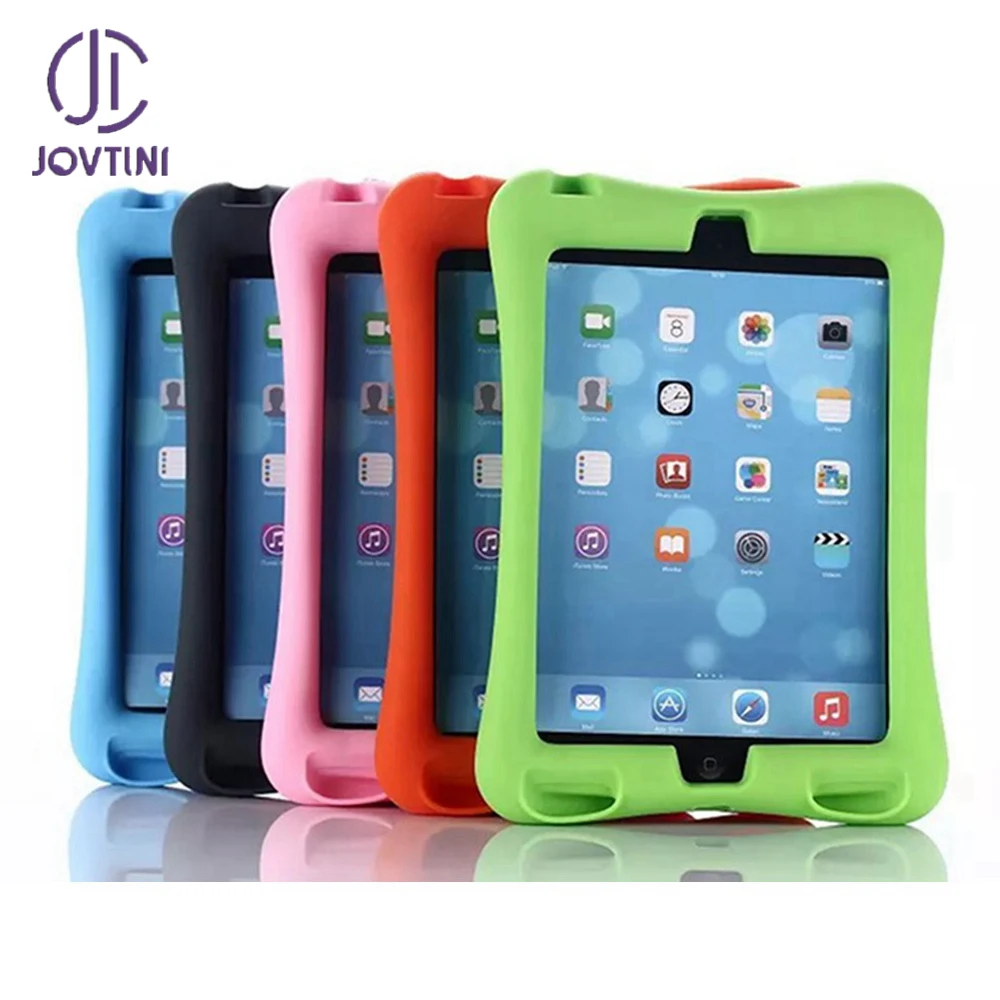 JOVTINI New Arrival Case For Apple iPad mini 4 Soft Silicon Rubber Kids Shockproof Tablet Stand Cover For iPad mini 4 case
JOVTINI New Arrival Case For Apple iPad mini 4 Soft Silicon Rubber Kids Shockproof Tablet Stand Cover For iPad mini 4 case