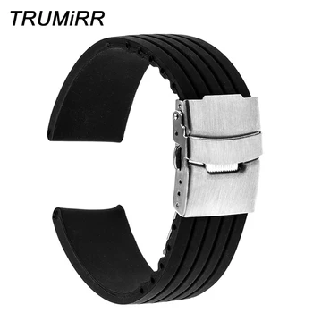 20mm Silicone Rubber Band Stainless Steel Buckle Strap Bracelet for Samsung Gear S2 Classic R732 & R735 Moto 360 2 Gen 42mm 2015
20mm Silicone Rubber Band Stainless Steel Buckle Strap Bracelet for Samsung Gear S2 Classic R732 & R735 Moto 360 2 Gen 42mm 2015