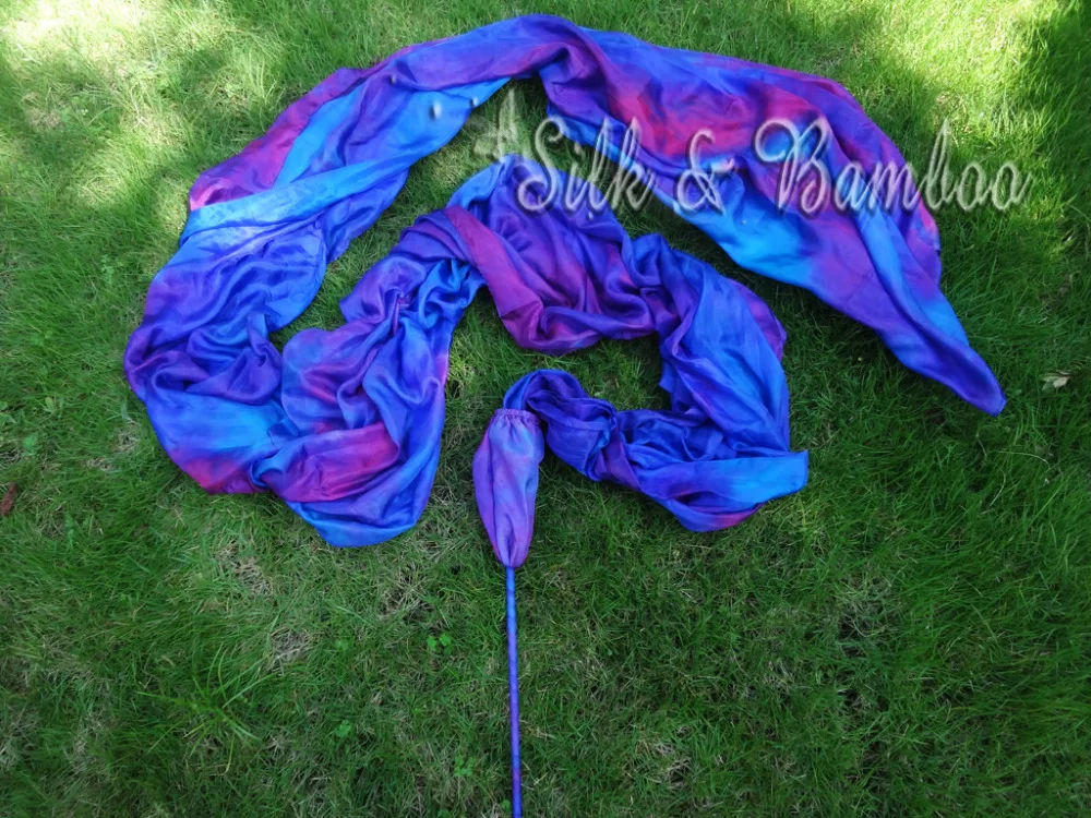 Tie-dye Mermaid, 1 piece 4m*0.9m(156"*35") worship throw streamer, wooden or Acrylic sticks+real silk!
Tie-dye Mermaid, 1 piece 4m*0.9m(156"*35") worship throw streamer, wooden or Acrylic sticks+real silk!