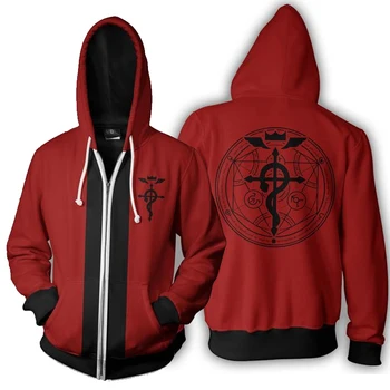 Fullmetal Alchemist Edward Elric's Autumn Zipper Jacket Hoodie Coat Anime Cosplay Sweatshirts Tracksuits Tops Clothes Drop Ship
Fullmetal Alchemist Edward Elric's Autumn Zipper Jacket Hoodie Coat Anime Cosplay Sweatshirts Tracksuits Tops Clothes Drop Ship