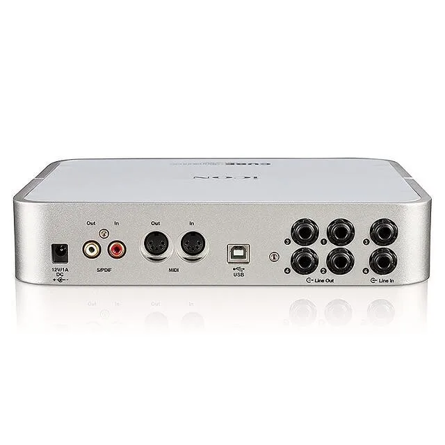 Новый iCON cube 6nano music Внешняя usb звуковая карта профессиональная запись 6-In/6-Out песня
