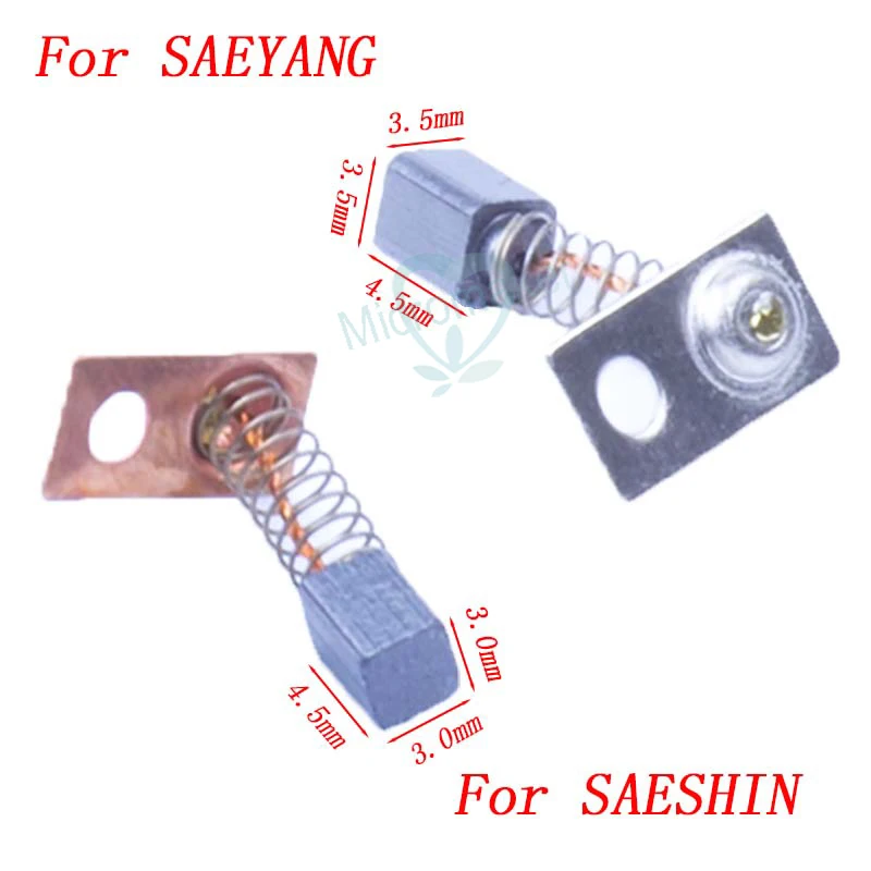 20pcs Electric Motor Carbon Brushes for Dental Grinding Handpiece SAEYANG For SAESHIN Carbon Brushes
20pcs Electric Motor Carbon Brushes for Dental Grinding Handpiece SAEYANG For SAESHIN Carbon Brushes