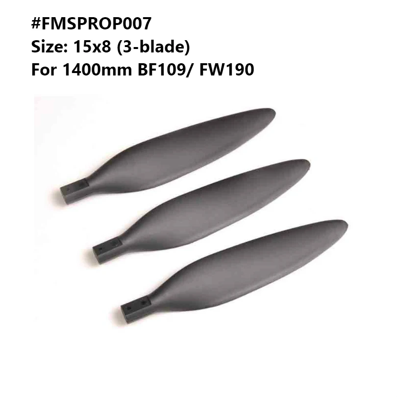 FMS 1400mm 1.4m FW190 BF109 Propeller 15*8 inch 3 Blade FMSPROP007 RC Airplane Model Hobby Plane Aircraft Avion Spare Parts
FMS 1400mm 1.4m FW190 BF109 Propeller 15*8 inch 3 Blade FMSPROP007 RC Airplane Model Hobby Plane Aircraft Avion Spare Parts