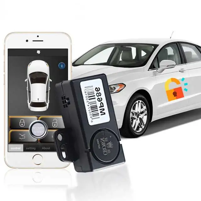 PKE Smart Key Car Alarm System With Remote central locking Start Stop Push Button Passive Keyless Entry MP686
PKE Smart Key Car Alarm System With Remote central locking Start Stop Push Button Passive Keyless Entry MP686