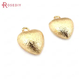 (33210)6PCS 15*12MM 24K Champagne Gold Color Plated Brass Frosted Heart Shape Charms Pendants Jewelry Findings Accessories
(33210)6PCS 15*12MM 24K Champagne Gold Color Plated Brass Frosted Heart Shape Charms Pendants Jewelry Findings Accessories