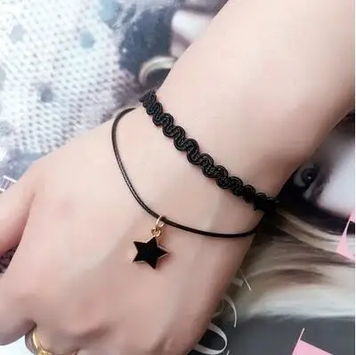 B241 cheap Creative Lace Bracelet Double layer five star Bracelets & Bangles For Woman man Charms Jewelry accessroies
B241 cheap Creative Lace Bracelet Double layer five star Bracelets & Bangles For Woman man Charms Jewelry accessroies