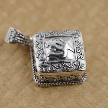 silver S925 silver accessories wholesale gawu pendant can open the box of Buddhist Scripture Pendant Shurangama Mantra 
silver S925 silver accessories wholesale gawu pendant can open the box of Buddhist Scripture Pendant Shurangama Mantra