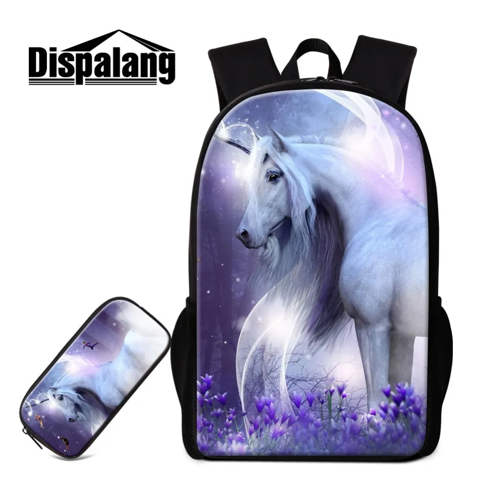 Dispalang Cute Satchel and Pencil Case for Girl Female Backpacks for Guys 3D Unicorn 2PCS Combination Day Pack whit Pencil Pouch
Dispalang Cute Satchel and Pencil Case for Girl Female Backpacks for Guys 3D Unicorn 2PCS Combination Day Pack whit Pencil Pouch