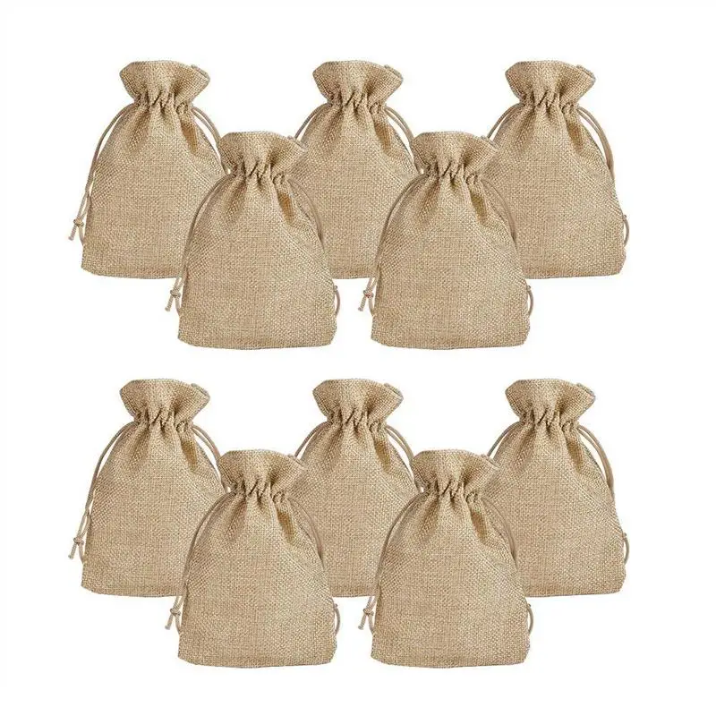 100pcs Burlap Packing Pouches Drawstring Bags 13x18cm Gift Bag Jute Packing Storage Linen Jewelry Pouches Sacks for Wedding Pa
100pcs Burlap Packing Pouches Drawstring Bags 13x18cm Gift Bag Jute Packing Storage Linen Jewelry Pouches Sacks for Wedding Pa