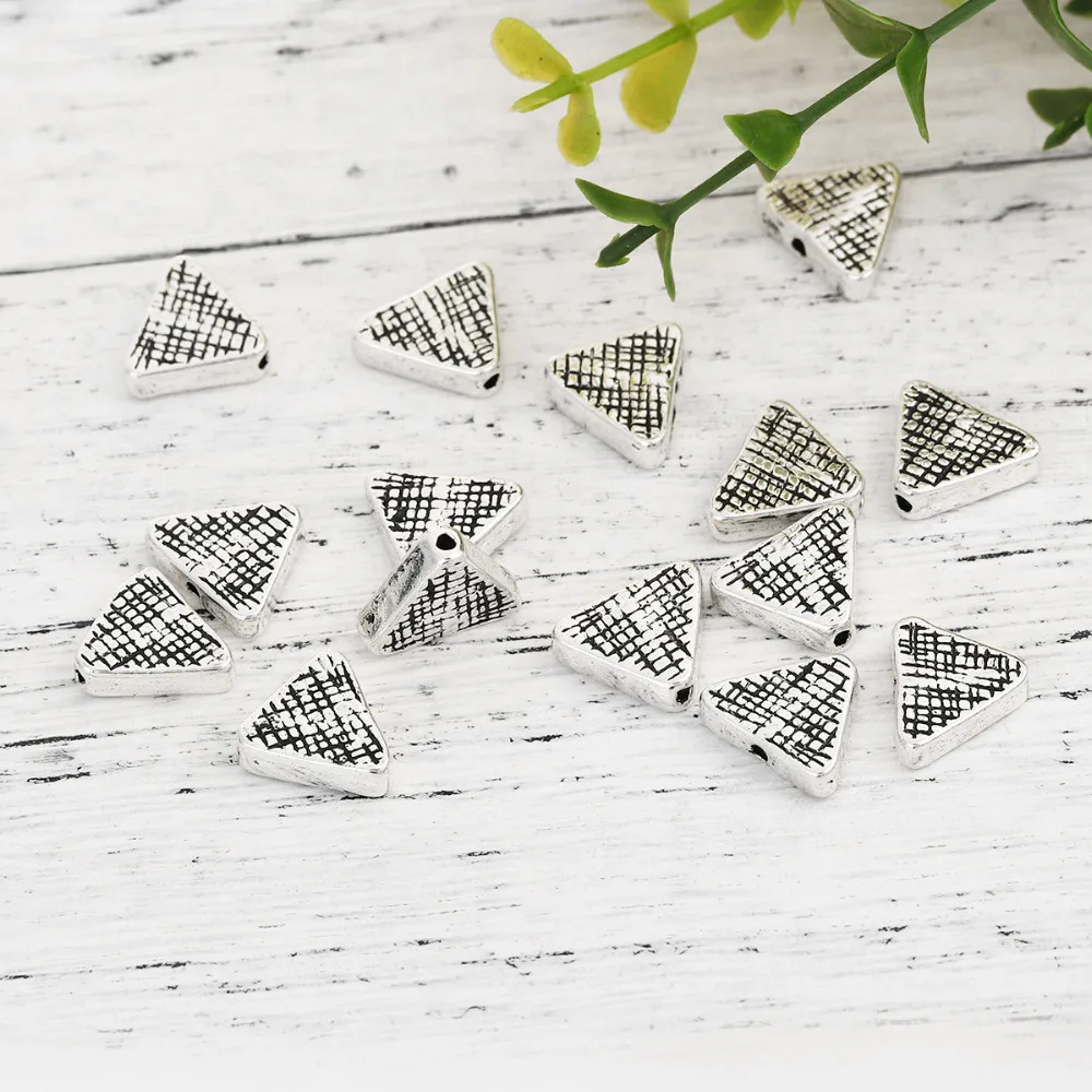 DoreenBeads Zinc Based Alloy Antique Silver Spacer Beads Triangle Grid Checker 14mm( 4/8") x 12mm, Hole: Approx 1.8mm, 10 PCs
DoreenBeads Zinc Based Alloy Antique Silver Spacer Beads Triangle Grid Checker 14mm( 4/8") x 12mm, Hole: Approx 1.8mm, 10 PCs