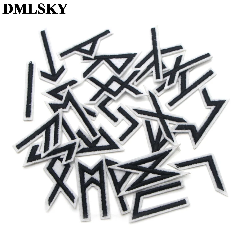 DMLSKY 24pcs/set Viking Runes Iron On Patches Applique Patches Cartoon Cool badge for Clothes Backpack Shirt Patch M3600
DMLSKY 24pcs/set Viking Runes Iron On Patches Applique Patches Cartoon Cool badge for Clothes Backpack Shirt Patch M3600