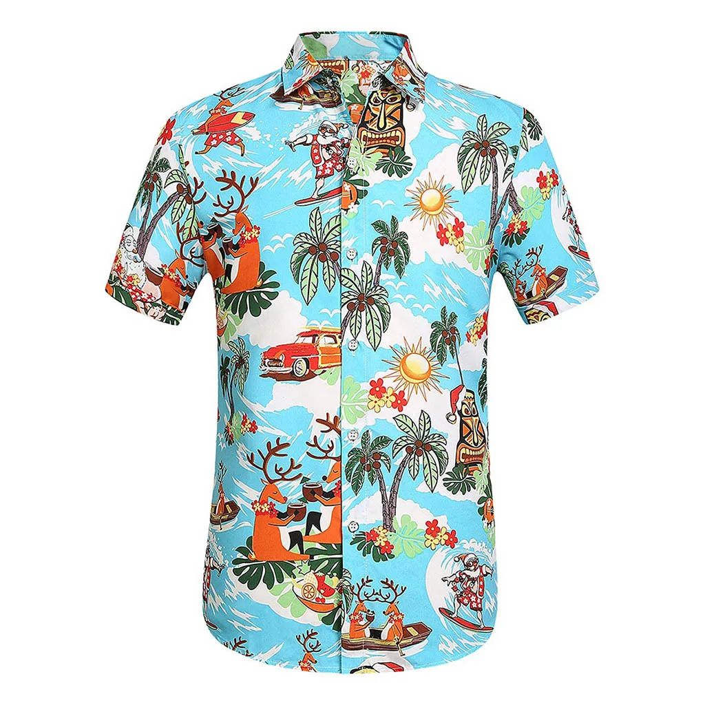 Hot Men Summer Casual Printed Button Down Short Sleeve Shirt Hawaiian Top Blouse Man 2019 New Printed Shirts High Quality
Hot Men Summer Casual Printed Button Down Short Sleeve Shirt Hawaiian Top Blouse Man 2019 New Printed Shirts High Quality