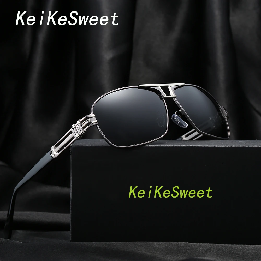 KeiKeSweet Polarized Men Luxury Brand Designer Hot Rays UV400 Sunglasses Vintage Outdoor Driving Mirror Cool Male Sun Glasses
KeiKeSweet Polarized Men Luxury Brand Designer Hot Rays UV400 Sunglasses Vintage Outdoor Driving Mirror Cool Male Sun Glasses