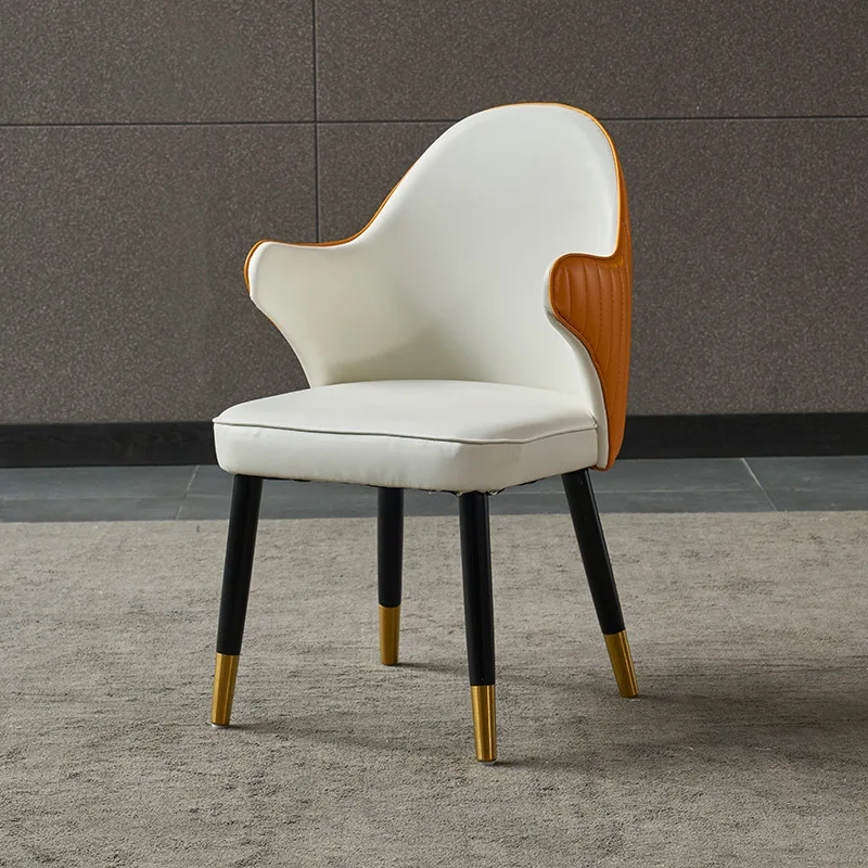 Nordic style leather dining room living room color modern minimalist light luxury eating chair home back solid wood foot stool
Nordic style leather dining room living room color modern minimalist light luxury eating chair home back solid wood foot stool