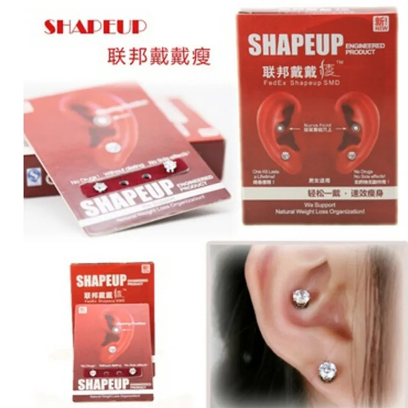 1Pair Healthy Slimming Magnetic Therapy Weight Loss Earrings Magnet In Ear Stimulating Acupoints Stud Earring Eyesight
1Pair Healthy Slimming Magnetic Therapy Weight Loss Earrings Magnet In Ear Stimulating Acupoints Stud Earring Eyesight