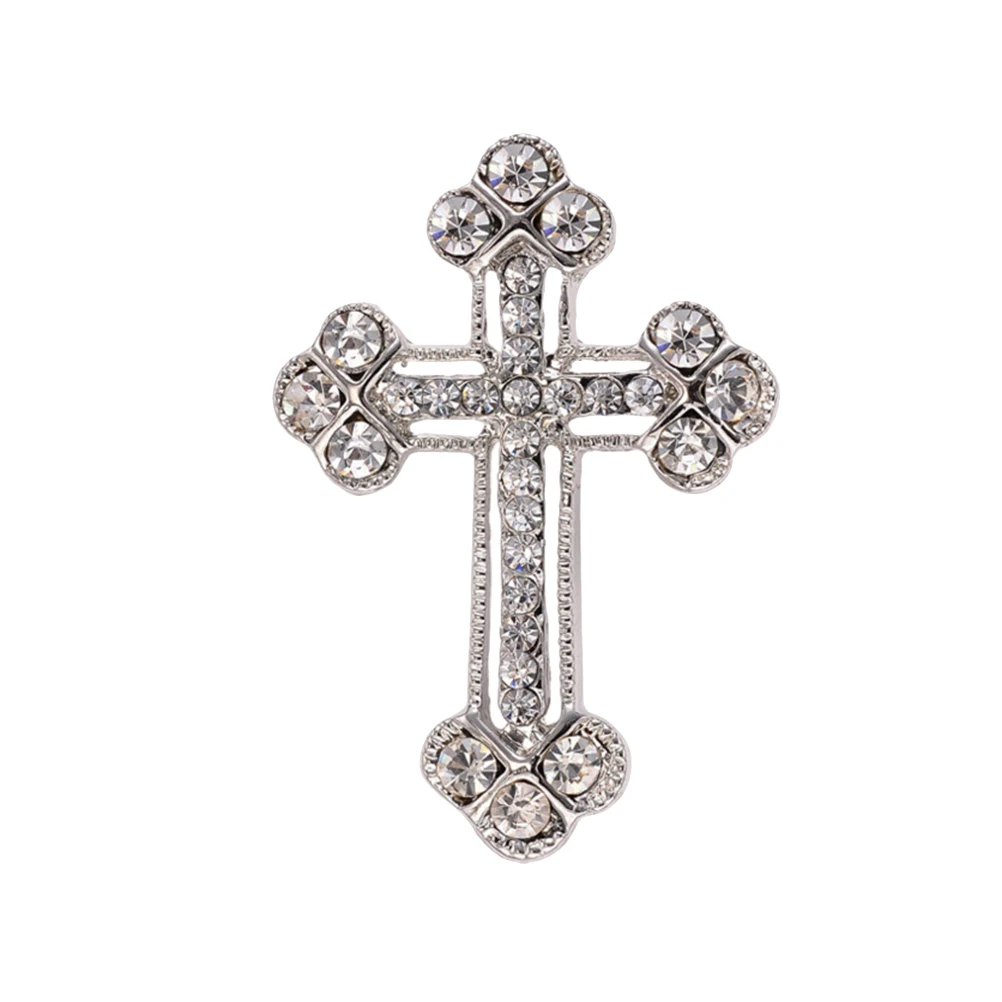 Delicate Cross Brooches Crystal Rhinestones Brooch Pin Breastpin Jewelry Accessories Gift for Men Women Girls
Delicate Cross Brooches Crystal Rhinestones Brooch Pin Breastpin Jewelry Accessories Gift for Men Women Girls