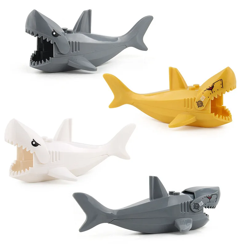 2pcs Zoo Model Building Blocks City Animal Model Shark Figure Accessories MOC Educational montessori Bricks Toys for children
2pcs Zoo Model Building Blocks City Animal Model Shark Figure Accessories MOC Educational montessori Bricks Toys for children