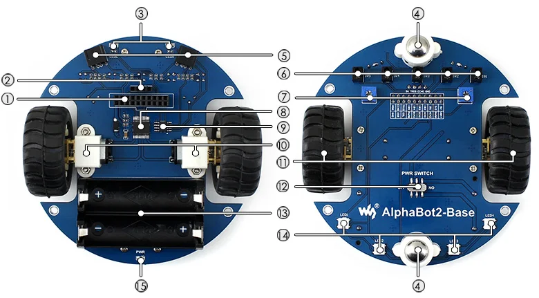 AlphaBot2-Base-intro