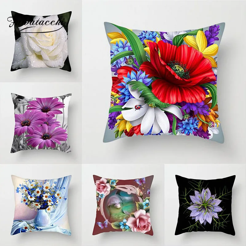Fuwatacchi Colorful Sunflower Rose Cushion Cover Flower Dandelion Decorative Cover Pillows For Car Home Decoration Pillowcase
Fuwatacchi Colorful Sunflower Rose Cushion Cover Flower Dandelion Decorative Cover Pillows For Car Home Decoration Pillowcase