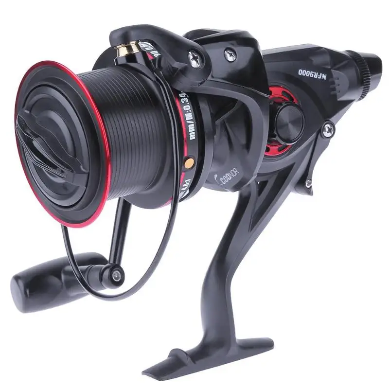 12+1BB 4.6:1 Carp Fishing Reel Casting Spinning Reel w/ a Spare Metal Spool Full Metal fishing Tackles Tool for Carp Fish
12+1BB 4.6:1 Carp Fishing Reel Casting Spinning Reel w/ a Spare Metal Spool Full Metal fishing Tackles Tool for Carp Fish