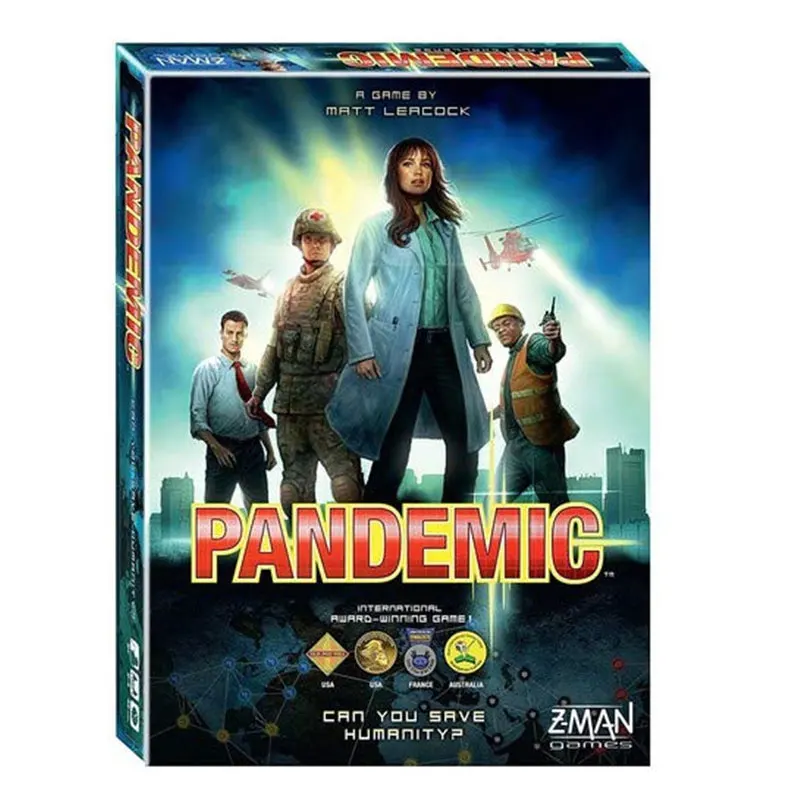 Funny Pandemic Board Game Paper Cards Strategic Reasoning Plague Family friends interactive educational toys
Funny Pandemic Board Game Paper Cards Strategic Reasoning Plague Family friends interactive educational toys