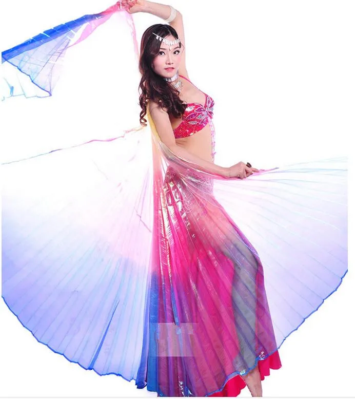 Exotic Belly Dance Half Transparent Egypt Isis Wings Colorful Party Christmas Holleween Stage Performance Props Free Shipping
Exotic Belly Dance Half Transparent Egypt Isis Wings Colorful Party Christmas Holleween Stage Performance Props Free Shipping