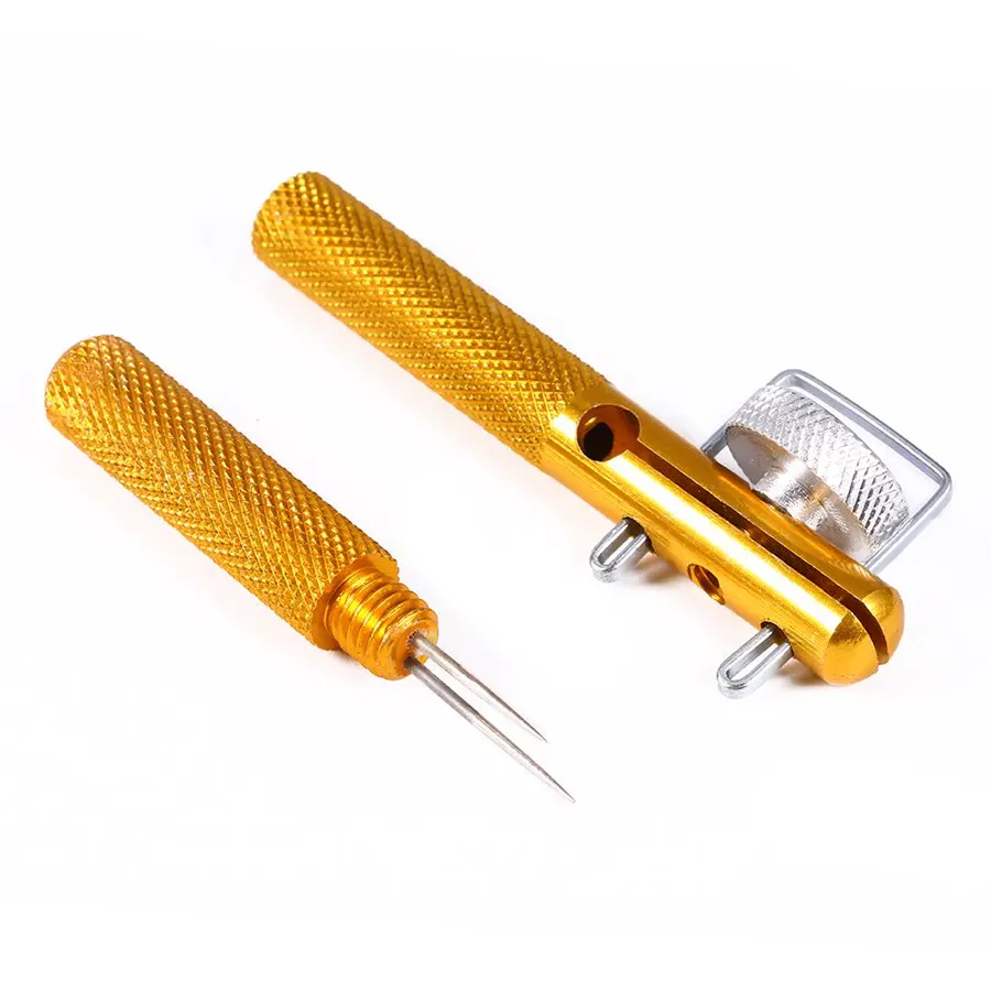1Pcs Aluminum Alloy Fishing Hook Tier Double-headed Fishing Line Knotter Fishhook Tie Device Fishing Needle Knots Tie Kits
1Pcs Aluminum Alloy Fishing Hook Tier Double-headed Fishing Line Knotter Fishhook Tie Device Fishing Needle Knots Tie Kits