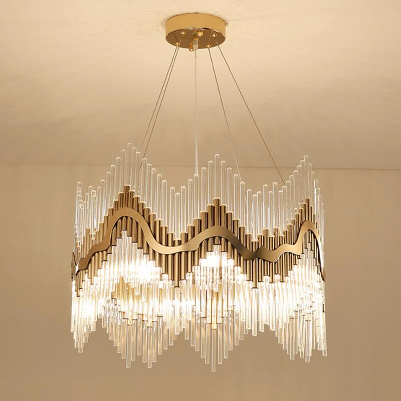 Manggic Crystal rod led pendant light custom style new classic brief lamps Living room lamp, home decoration lighting
Manggic Crystal rod led pendant light custom style new classic brief lamps Living room lamp, home decoration lighting