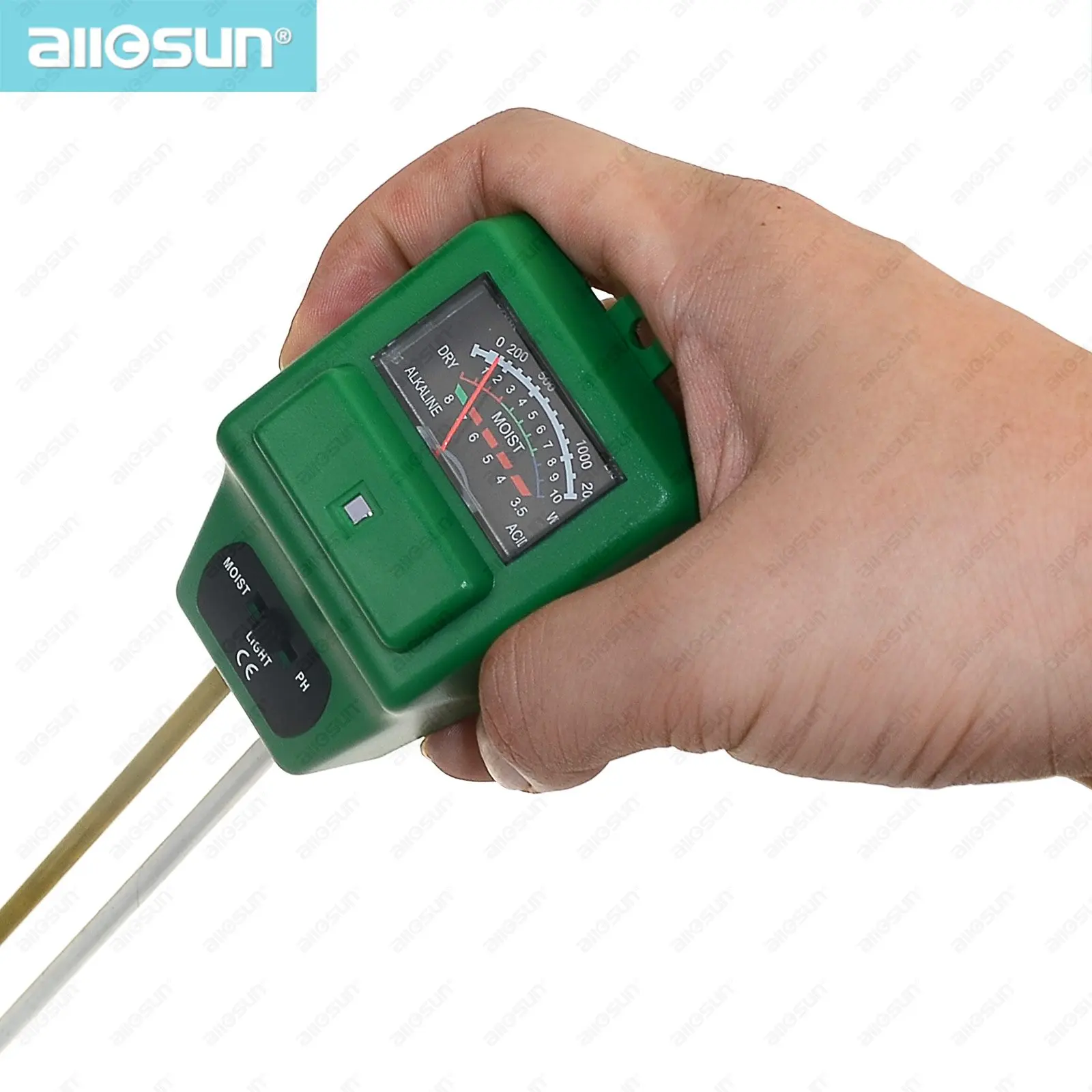 ALL SUN ETP300C 3 in 1 Moisture Light & PH Meter Available Photometer Portable Hygrometer Acidimeter Garden Soil Tester
ALL SUN ETP300C 3 in 1 Moisture Light & PH Meter Available Photometer Portable Hygrometer Acidimeter Garden Soil Tester