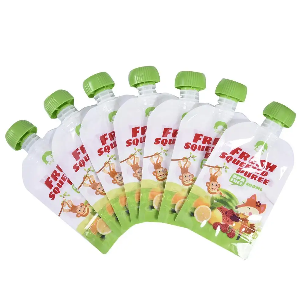 8pcs Pack Newborn Baby Reusable Feeding Food Supplement Bag Homemade Puree Portable Fruit And Vegetable Food Pouch
8pcs Pack Newborn Baby Reusable Feeding Food Supplement Bag Homemade Puree Portable Fruit And Vegetable Food Pouch