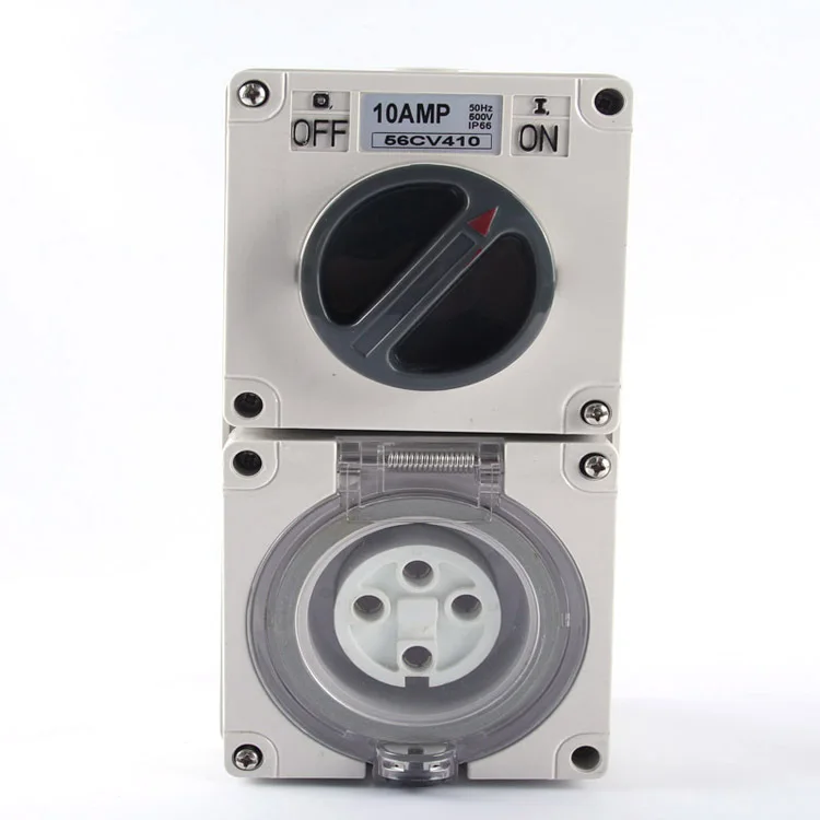 2015 New Arrival SP-56CV410 ip66 Electrical Combination Switch Socket Outlet 4P 10A
2015 New Arrival SP-56CV410 ip66 Electrical Combination Switch Socket Outlet 4P 10A