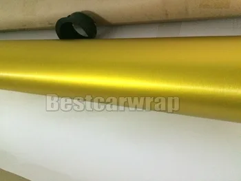 Yellow Gold Metallic Brushed Chrome matte For Car Wrap Film With Air Bubble Free Auto graphics skin covering :1.52*20M/Roll
Yellow Gold Metallic Brushed Chrome matte For Car Wrap Film With Air Bubble Free Auto graphics skin covering :1.52*20M/Roll