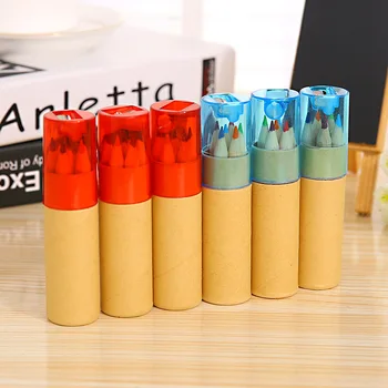 6 pcs/box DIY Wooden Colored Pencil With Pencil Sharpener Cute Crayon For Kids Student Drawing Graffiti Gift School Stationery 
6 pcs/box DIY Wooden Colored Pencil With Pencil Sharpener Cute Crayon For Kids Student Drawing Graffiti Gift School Stationery