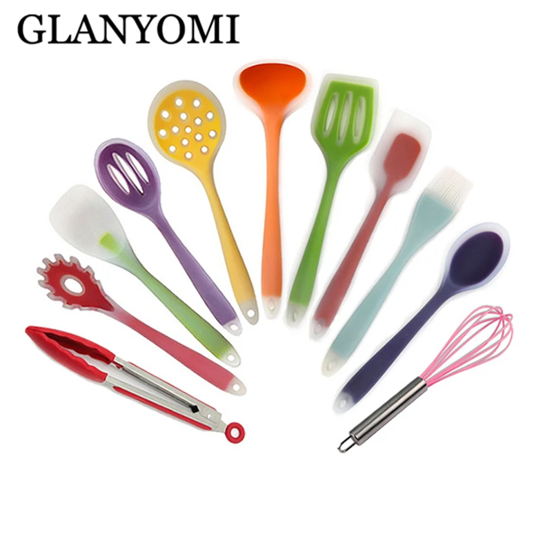 1PC Cookware Nylon+Food Grade Silicone Kitchen Cooking Tools Spatula Spoon Ladle Turner Cooking Utensil Kitchenware 11 Styles
1PC Cookware Nylon+Food Grade Silicone Kitchen Cooking Tools Spatula Spoon Ladle Turner Cooking Utensil Kitchenware 11 Styles