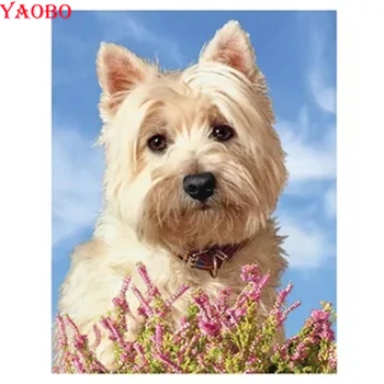 3D Rhinestone Painting DIY Diamond Painting westie dog Pattern Cross Stitch Diamond Embroidery Mosaic Home Decor 40x50cm
3D Rhinestone Painting DIY Diamond Painting westie dog Pattern Cross Stitch Diamond Embroidery Mosaic Home Decor 40x50cm