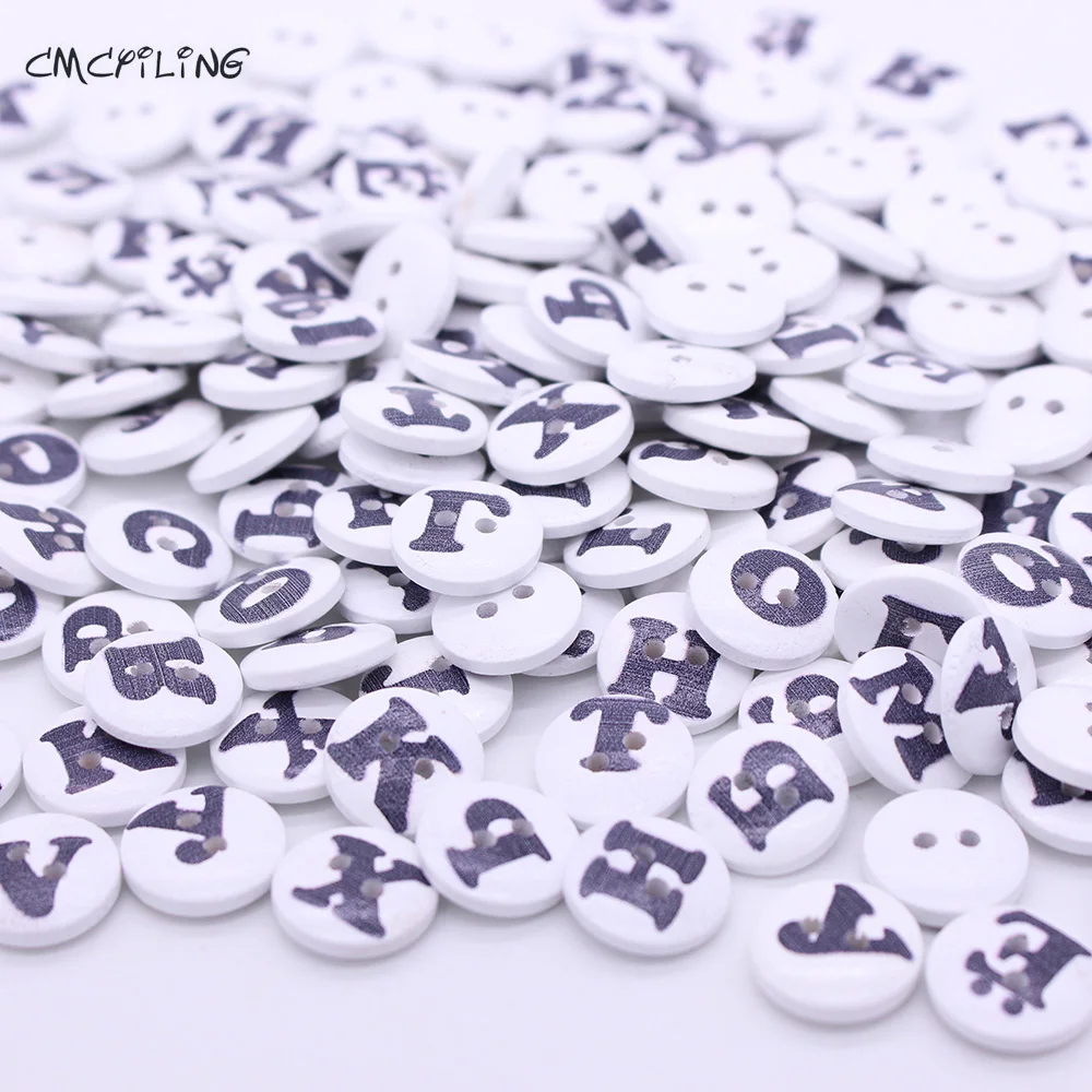 CMCYILING 100 Pcs Random Russian Alphabet Wooden Buttons 2 Holes Botoes For DIY Sewing Scrapbooking Home Accessories
CMCYILING 100 Pcs Random Russian Alphabet Wooden Buttons 2 Holes Botoes For DIY Sewing Scrapbooking Home Accessories