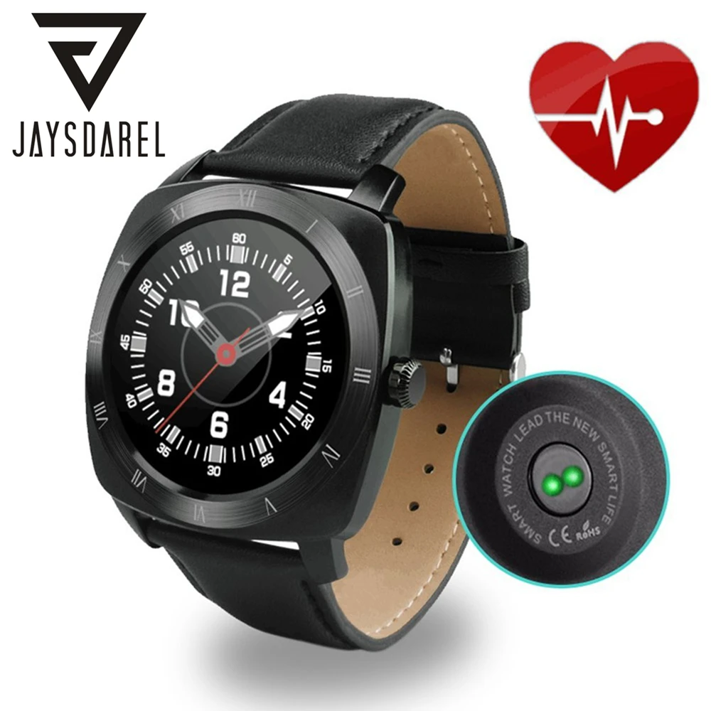 JAYSDAREL DM88 Heart Rate Monitor Smart Watch Leather Strap Voice Control Remote Camera Pedometer Bluetooth Smartwatch Phone
JAYSDAREL DM88 Heart Rate Monitor Smart Watch Leather Strap Voice Control Remote Camera Pedometer Bluetooth Smartwatch Phone