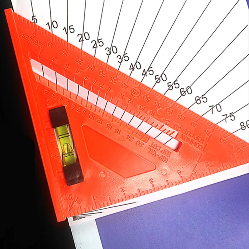 7 Inch Red Durable Triangle Ruler Carpenter Tools Angle Practical ABS Multifunctional Woodworking Square Measuring
7 Inch Red Durable Triangle Ruler Carpenter Tools Angle Practical ABS Multifunctional Woodworking Square Measuring