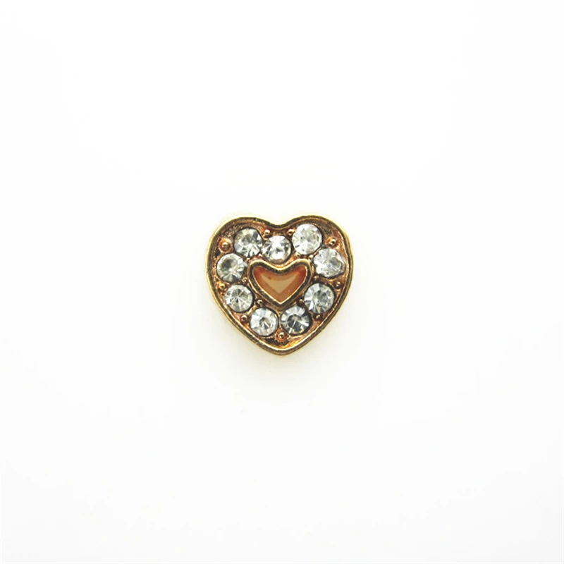 Hot Selling 30pcs Gold Crystal Heart Floating Charms Living Glass Memory Lockets Pendants Charm DIY Jewelry Accessory Charms
Hot Selling 30pcs Gold Crystal Heart Floating Charms Living Glass Memory Lockets Pendants Charm DIY Jewelry Accessory Charms