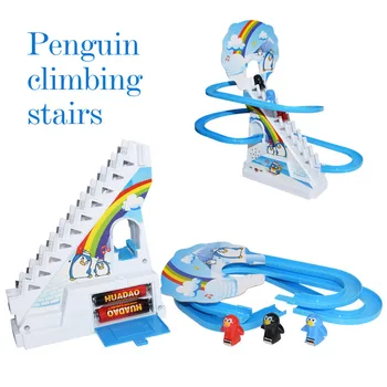 Penguin Climb Stairs Track Toys Classic Electric Music Cartoon Track Toys Funny Birthday Gift Toys For Children
Penguin Climb Stairs Track Toys Classic Electric Music Cartoon Track Toys Funny Birthday Gift Toys For Children
