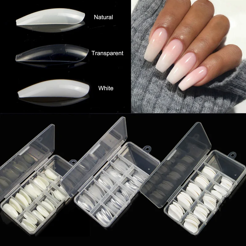 100pcs/box Ballerina Coffin Shape French Half Cover Acrylic Artificial Fake Nail DIY Nail Art Tips Decors Manicure Tools
100pcs/box Ballerina Coffin Shape French Half Cover Acrylic Artificial Fake Nail DIY Nail Art Tips Decors Manicure Tools