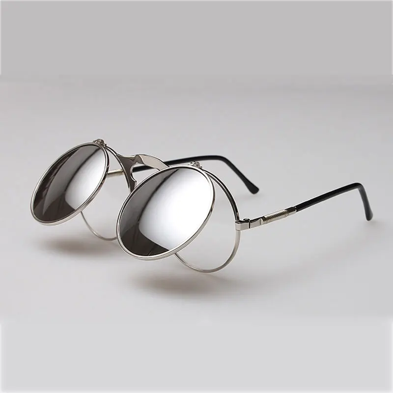 Steampunk Glasses Retro Round Sunglasses Festival Mirror Lens Metal Alloy Frame for Fashion Hipster
Steampunk Glasses Retro Round Sunglasses Festival Mirror Lens Metal Alloy Frame for Fashion Hipster